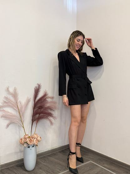 Tutina giacca con cintura