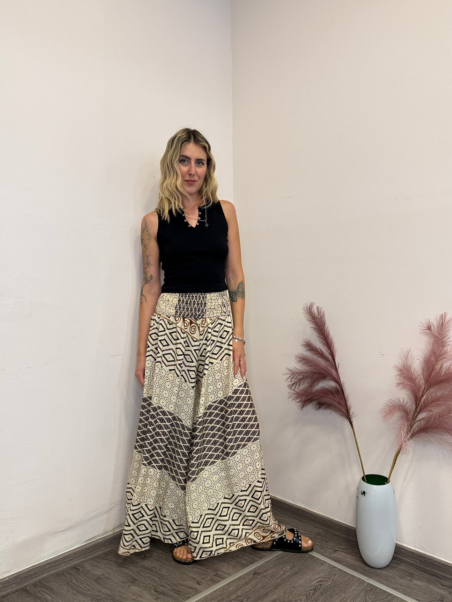 Pantaloni ibiza seta