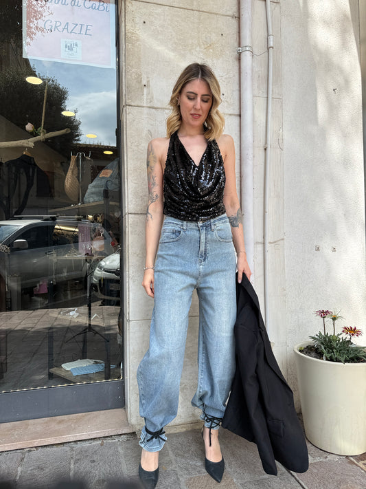 Top paillettes Valerie