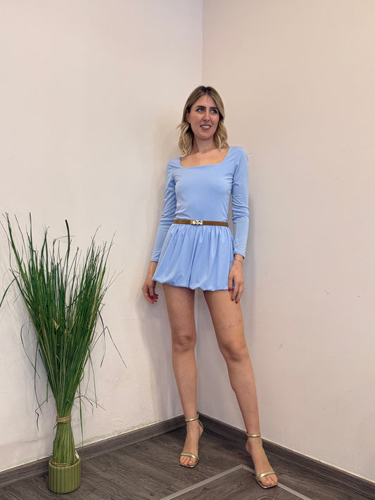 Tutina con gonna palloncino