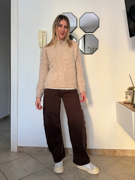 Jeans ovetto brown