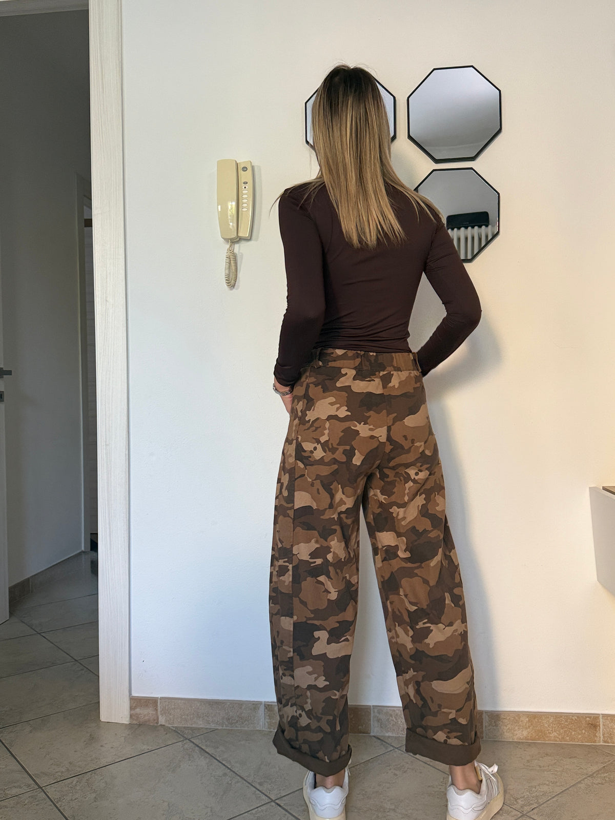 Pantaloni mimetici ovetto
