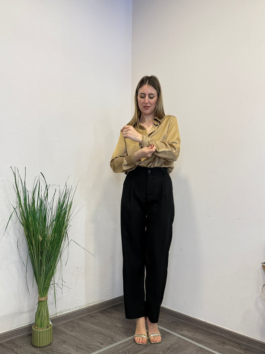 Camicia satin oro