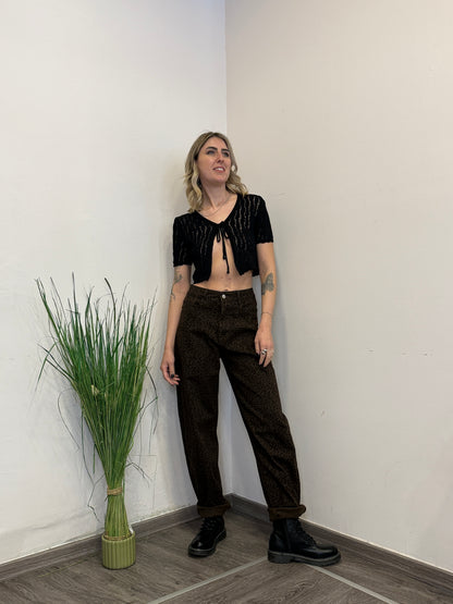 Jeans balloon maculato