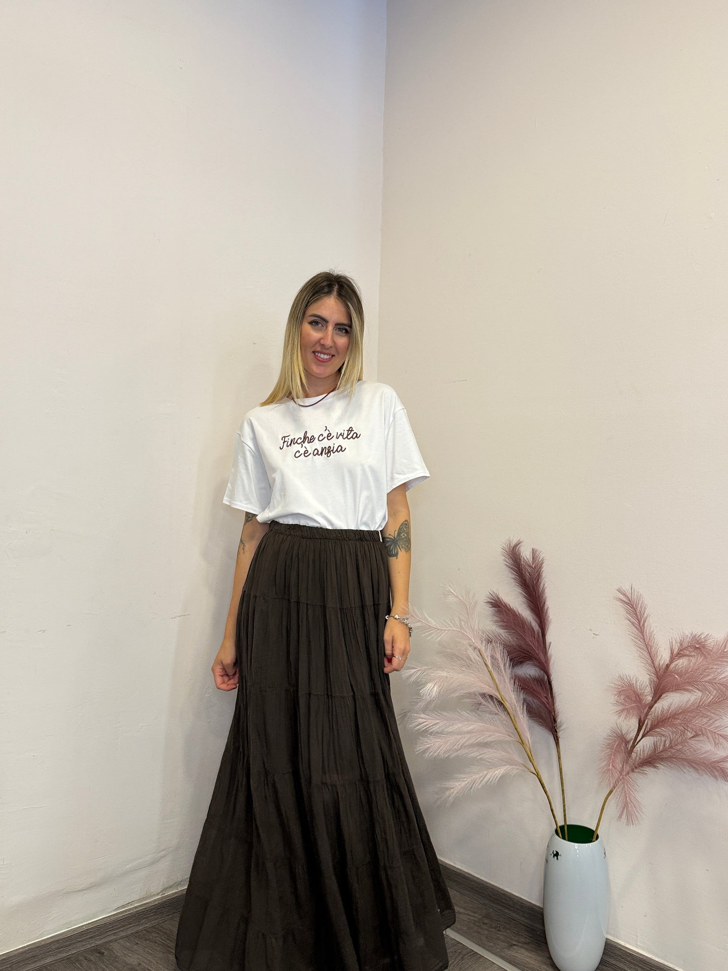 T-shirt “finché c’è vita c’è ansia”
