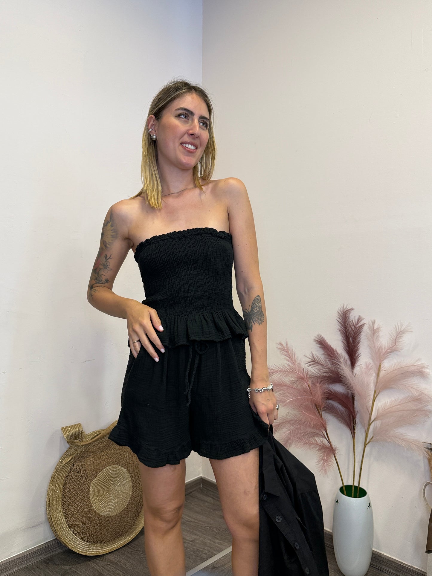 Pantaloncini leggeri con frappetta