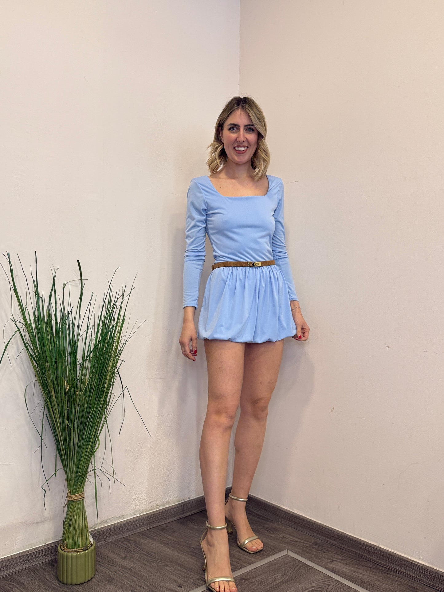 Tutina con gonna palloncino