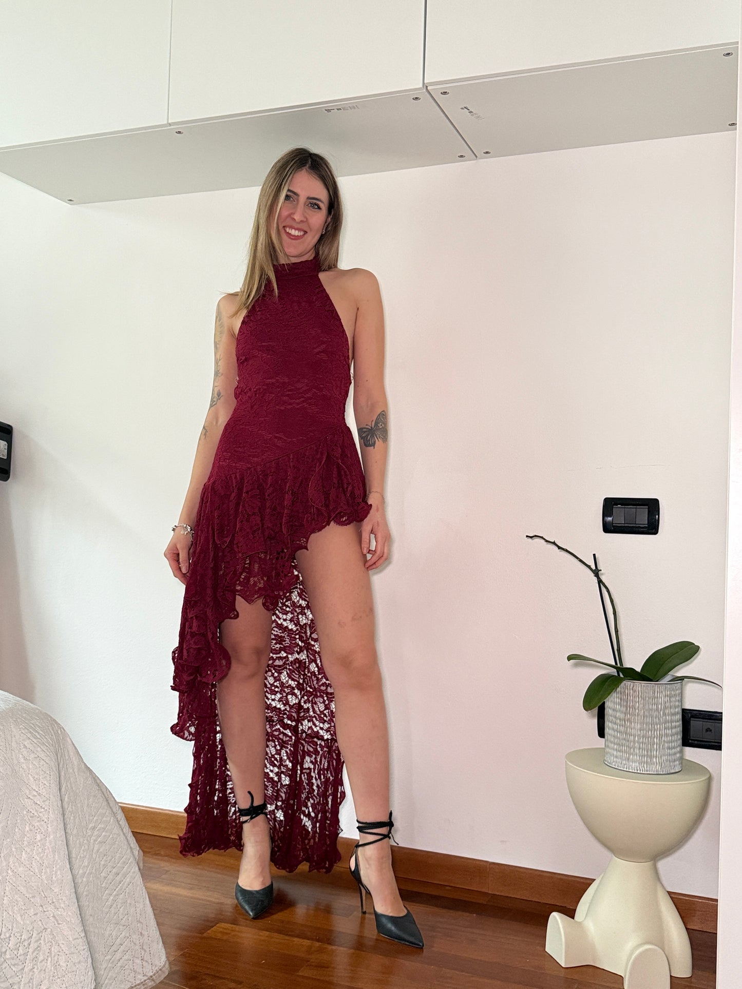 Abito Serena bordeaux