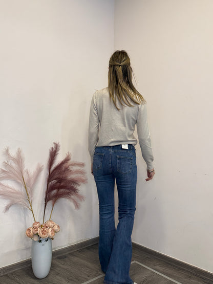 Jeans zampa blue