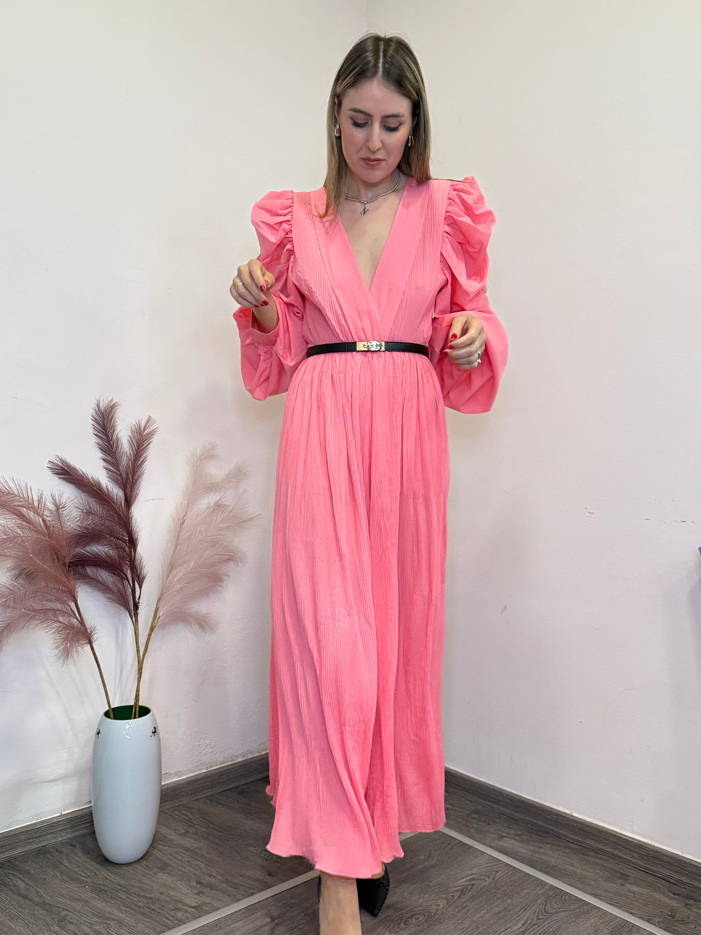Jumpsuit rosa cerimonia AC832