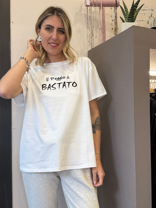 T-shirt IL PEGGIO è BASTATO