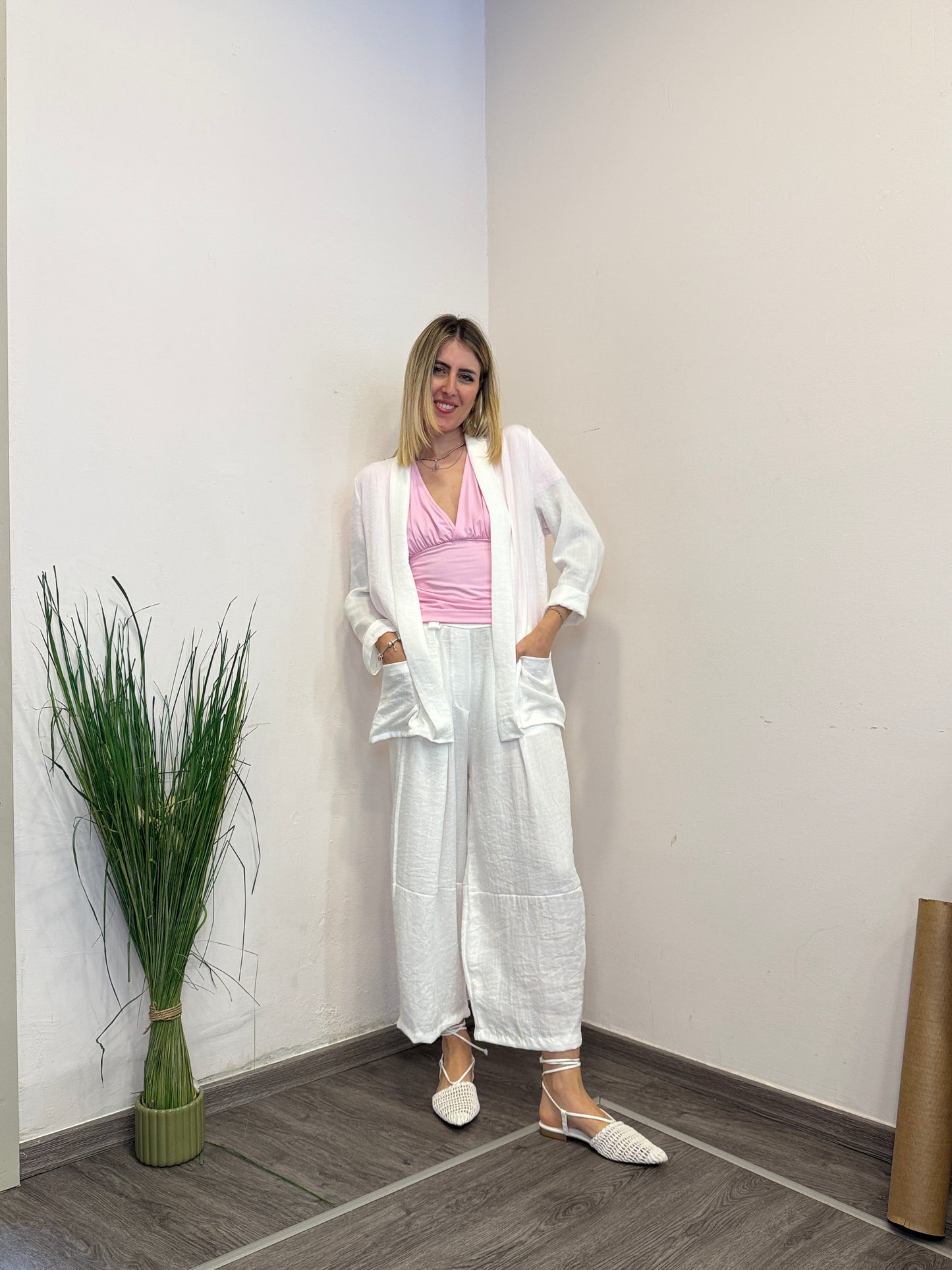 Pantaloni completo White