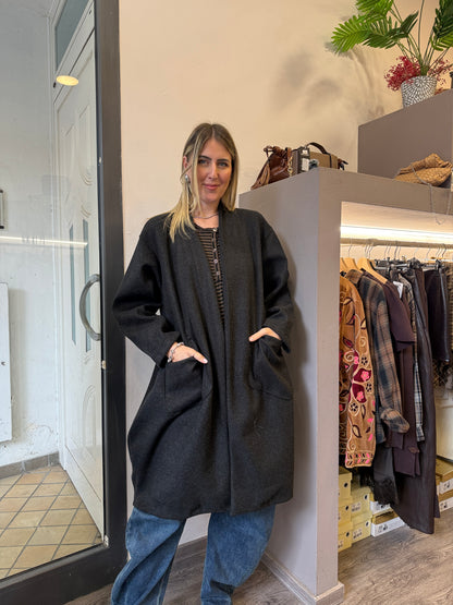 Cappottino open medium nero