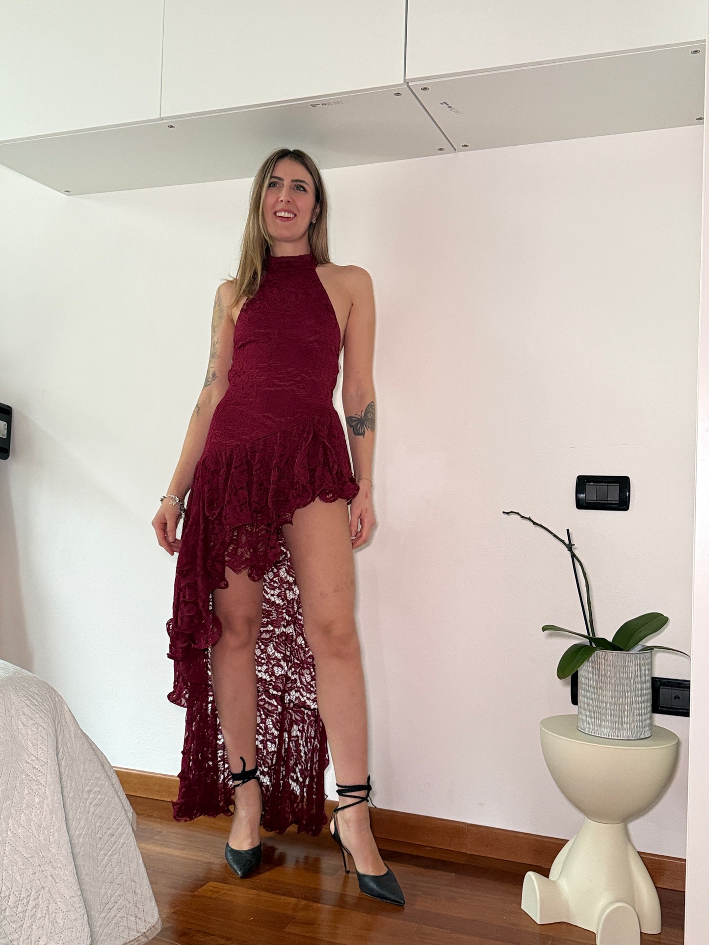 Abito Serena bordeaux