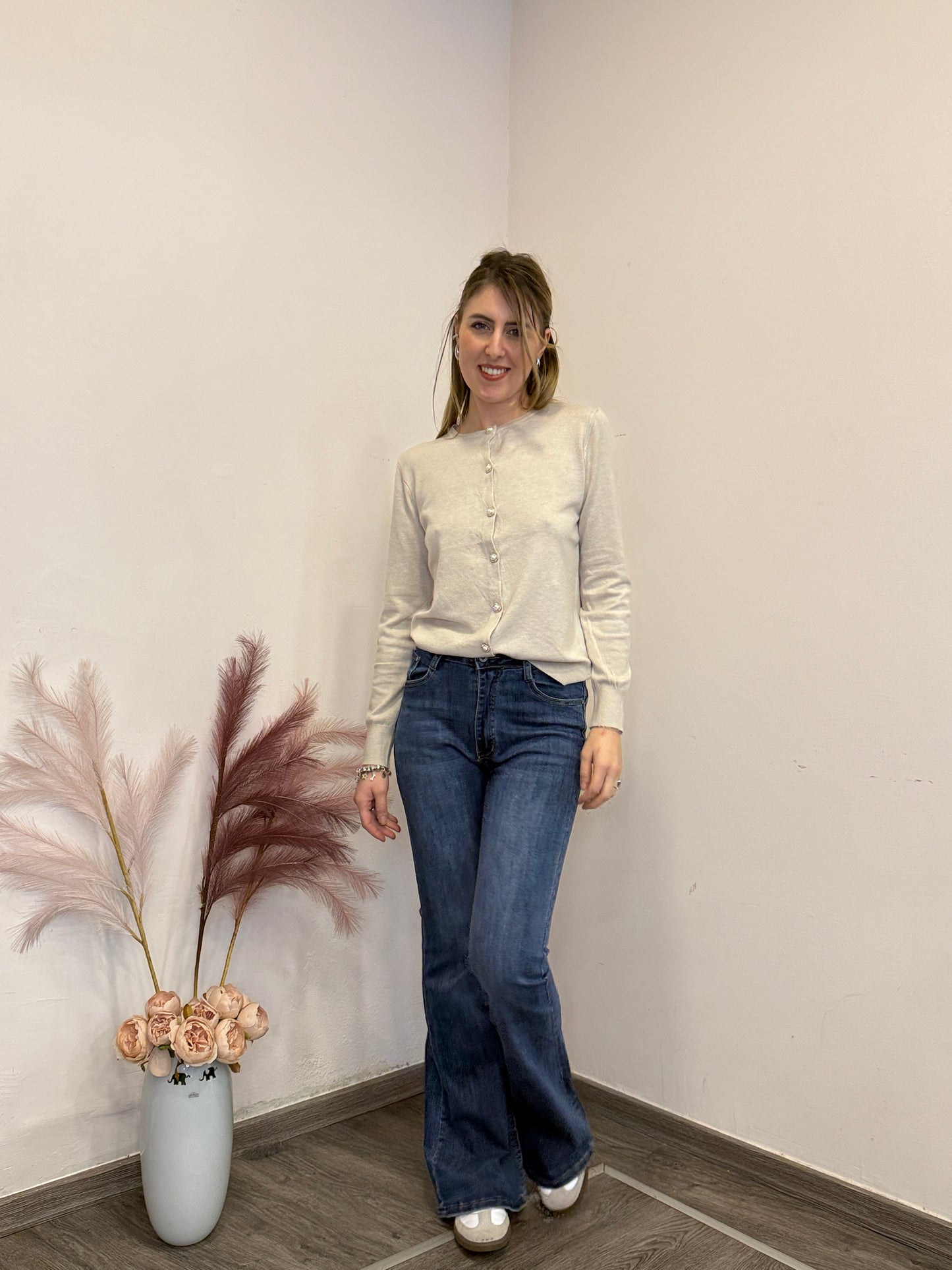 Jeans zampa blue