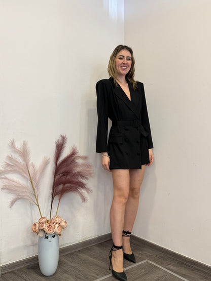 Tutina giacca con cintura