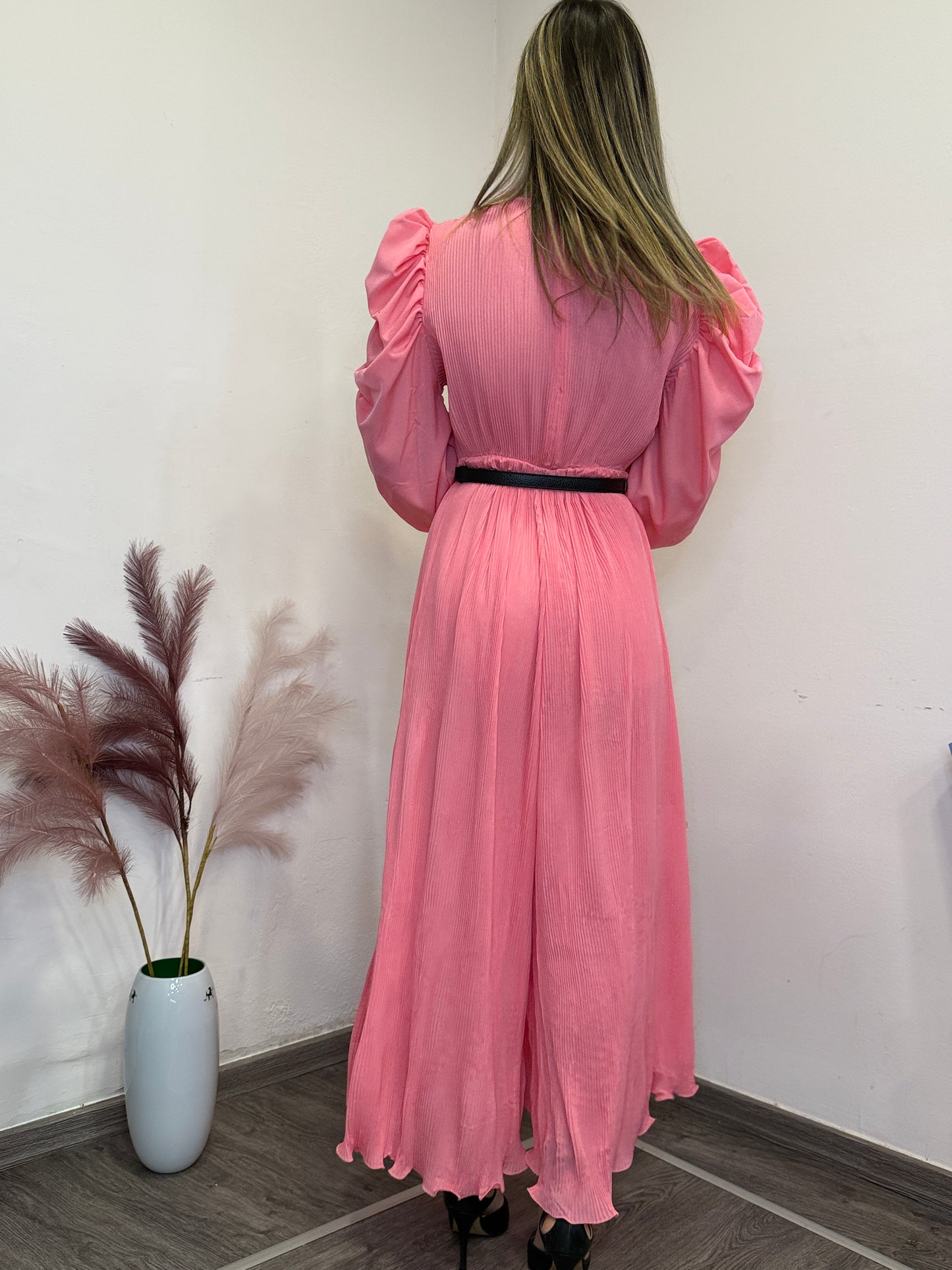 Jumpsuit rosa cerimonia AC832