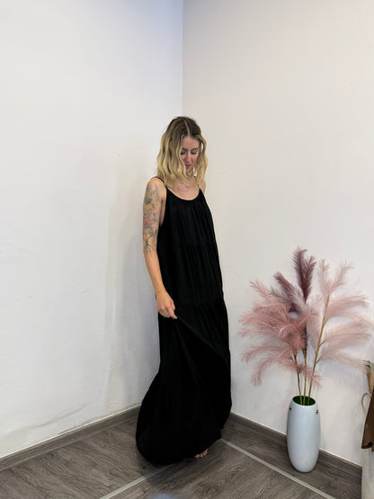Abito viscosa Nero