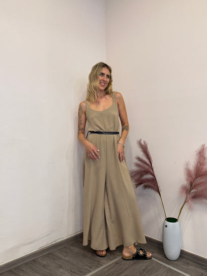 Jumpsuit camel