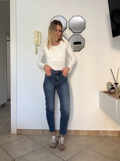 Body basic girocollo bianco