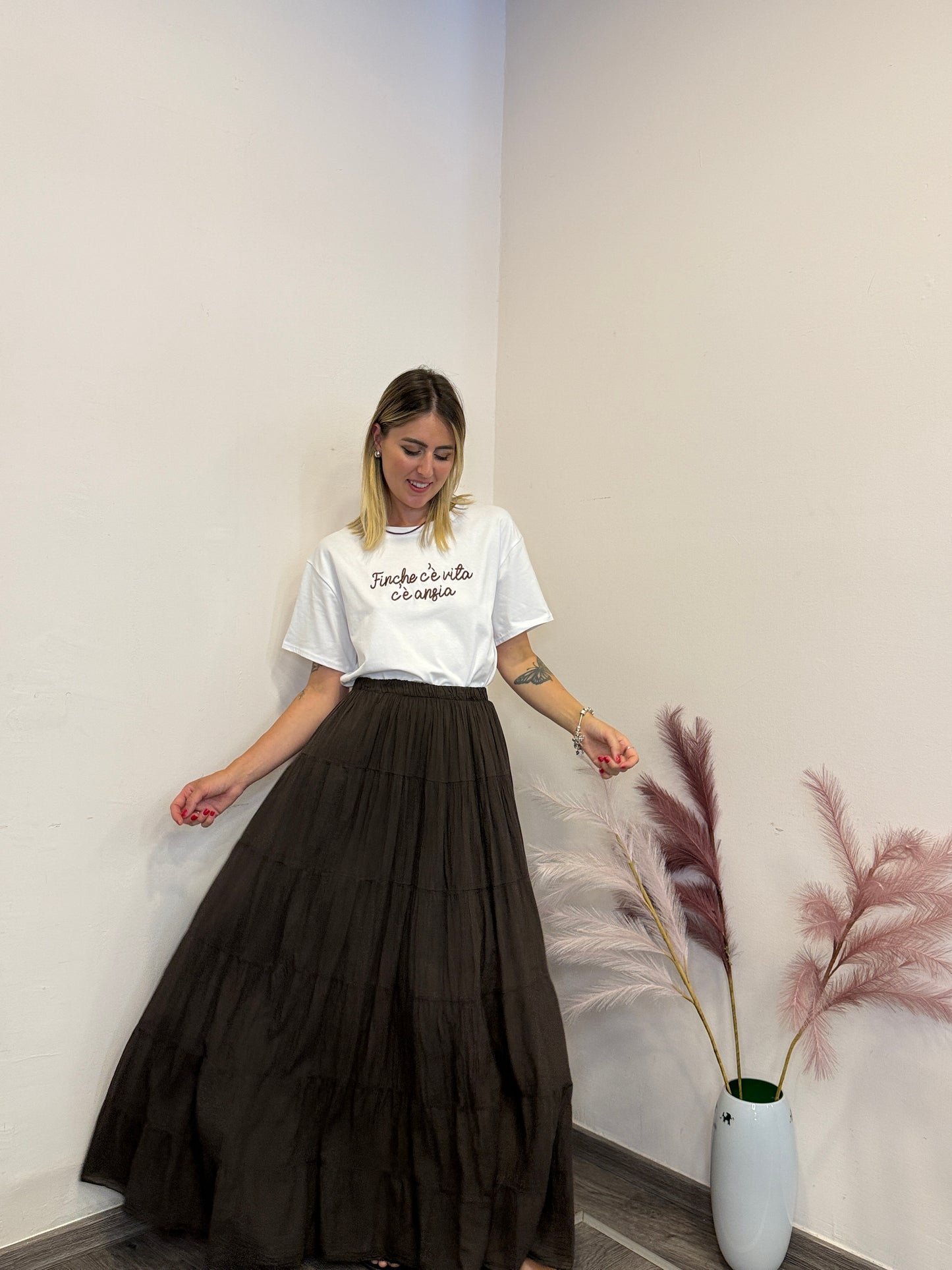 T-shirt “finché c’è vita c’è ansia”