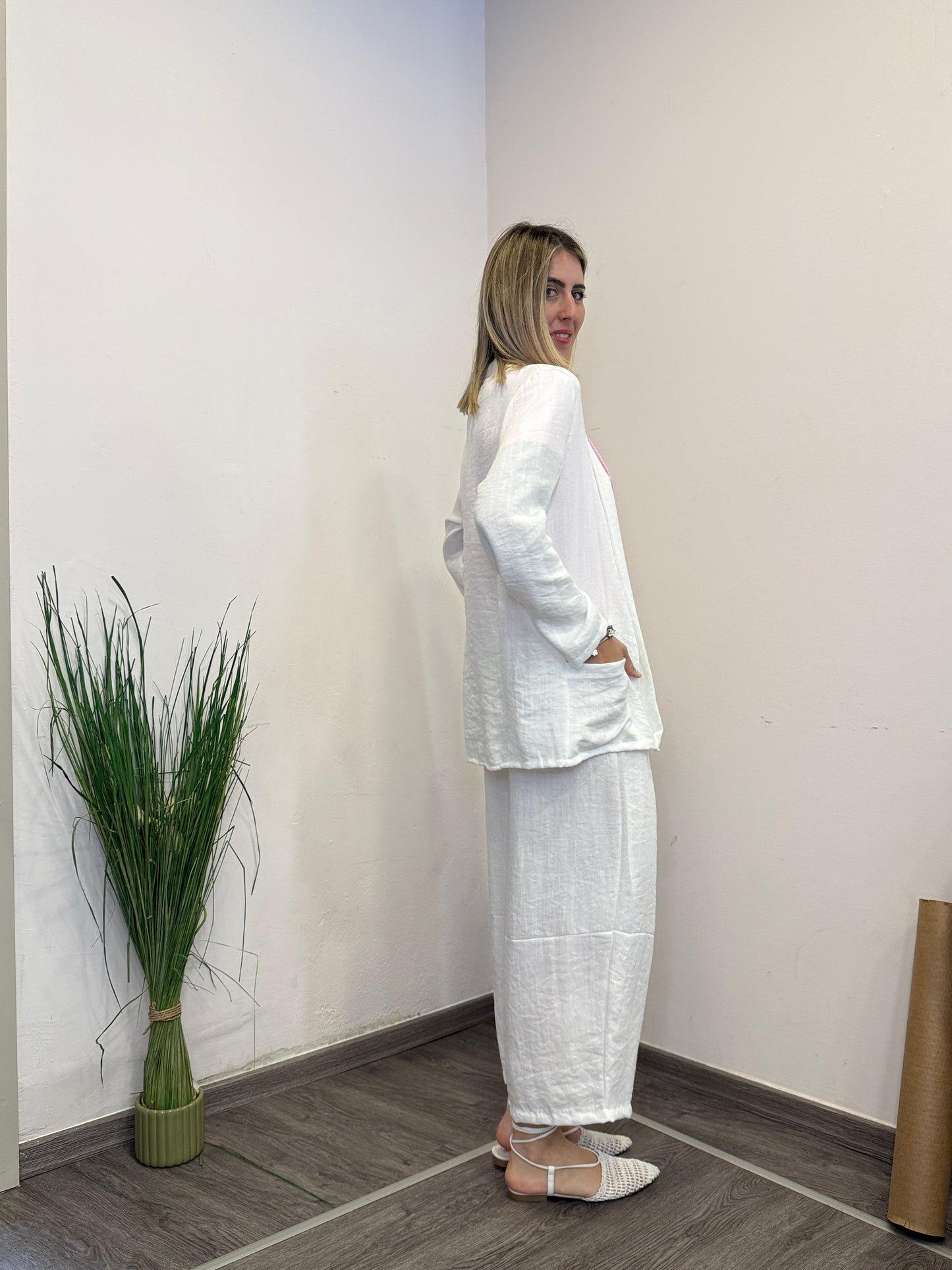 Pantaloni completo White
