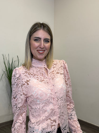 Camicia pizzo coreana