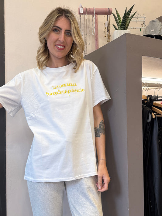 T-shirt LE COSE BELLE SUCCEDONO PER CASO