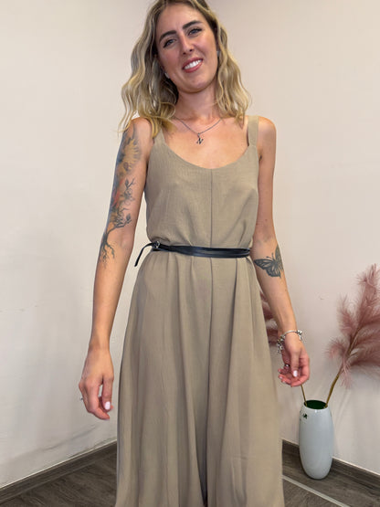 Jumpsuit camel