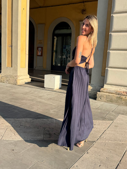 Abito cerimonia ac739 blu notte