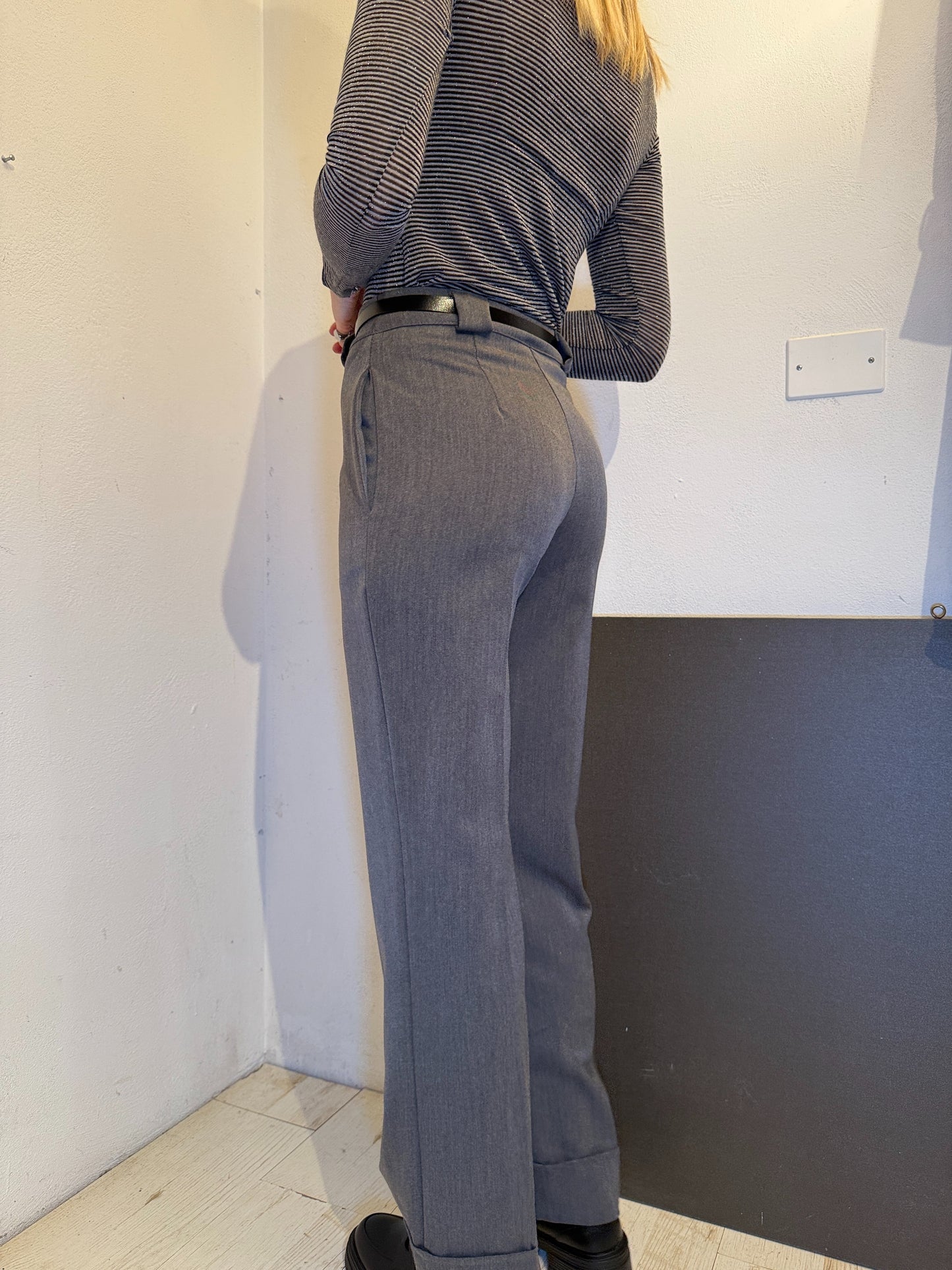 Pantaloni Sofia grigio