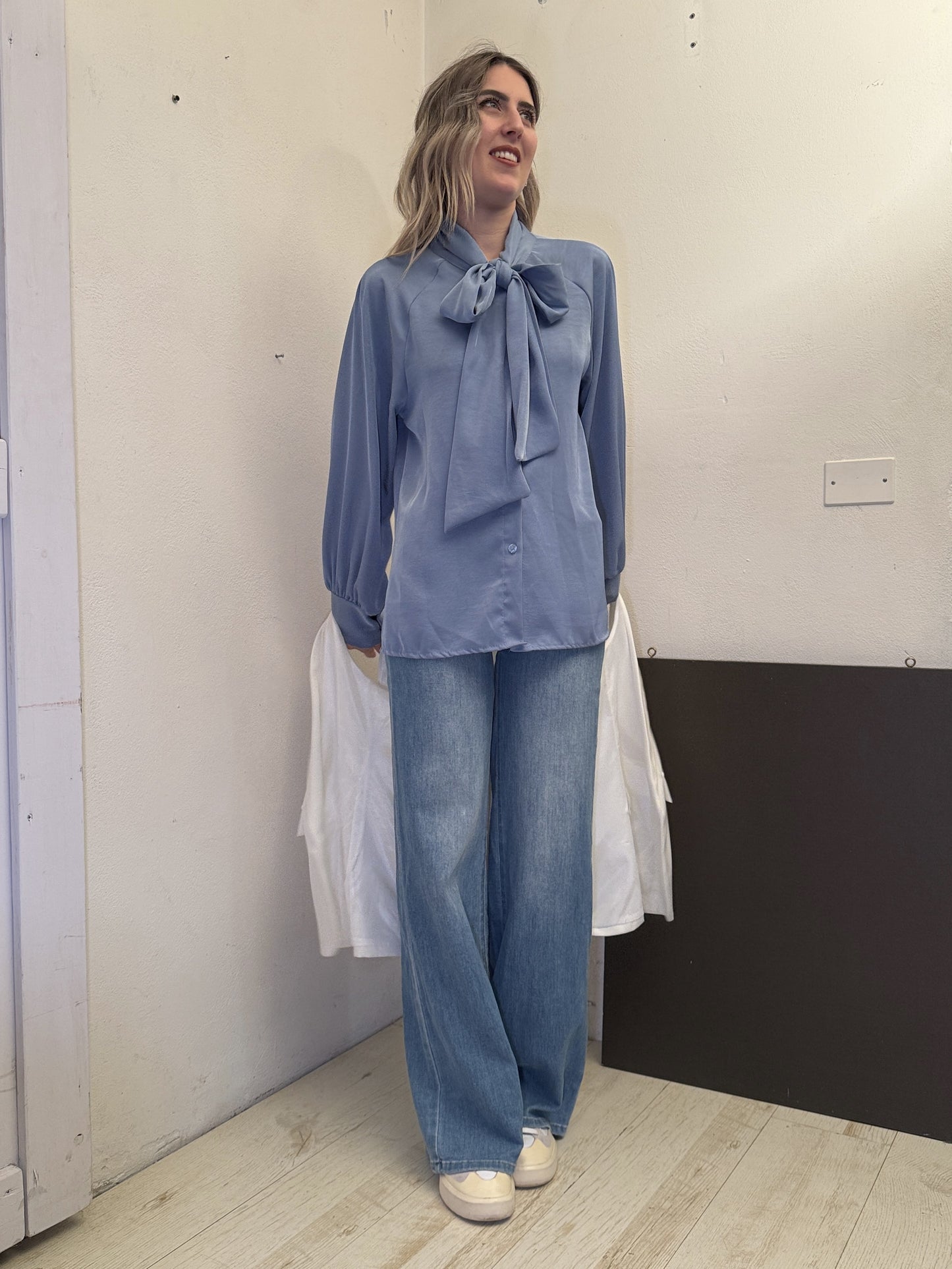 Camicia con fiocco