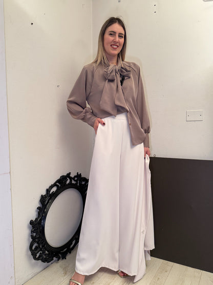 Camicia con fiocco