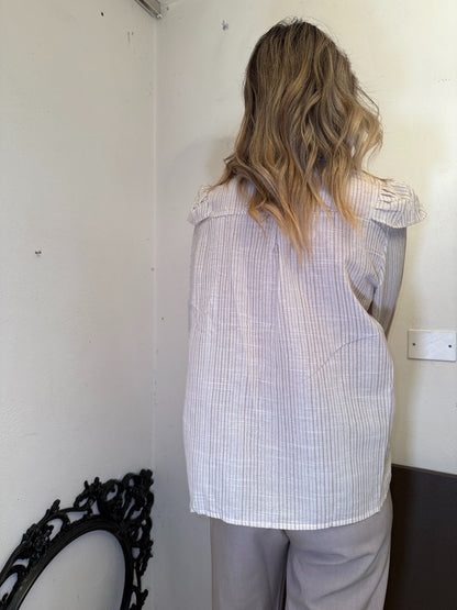 Camicia righe gioiello