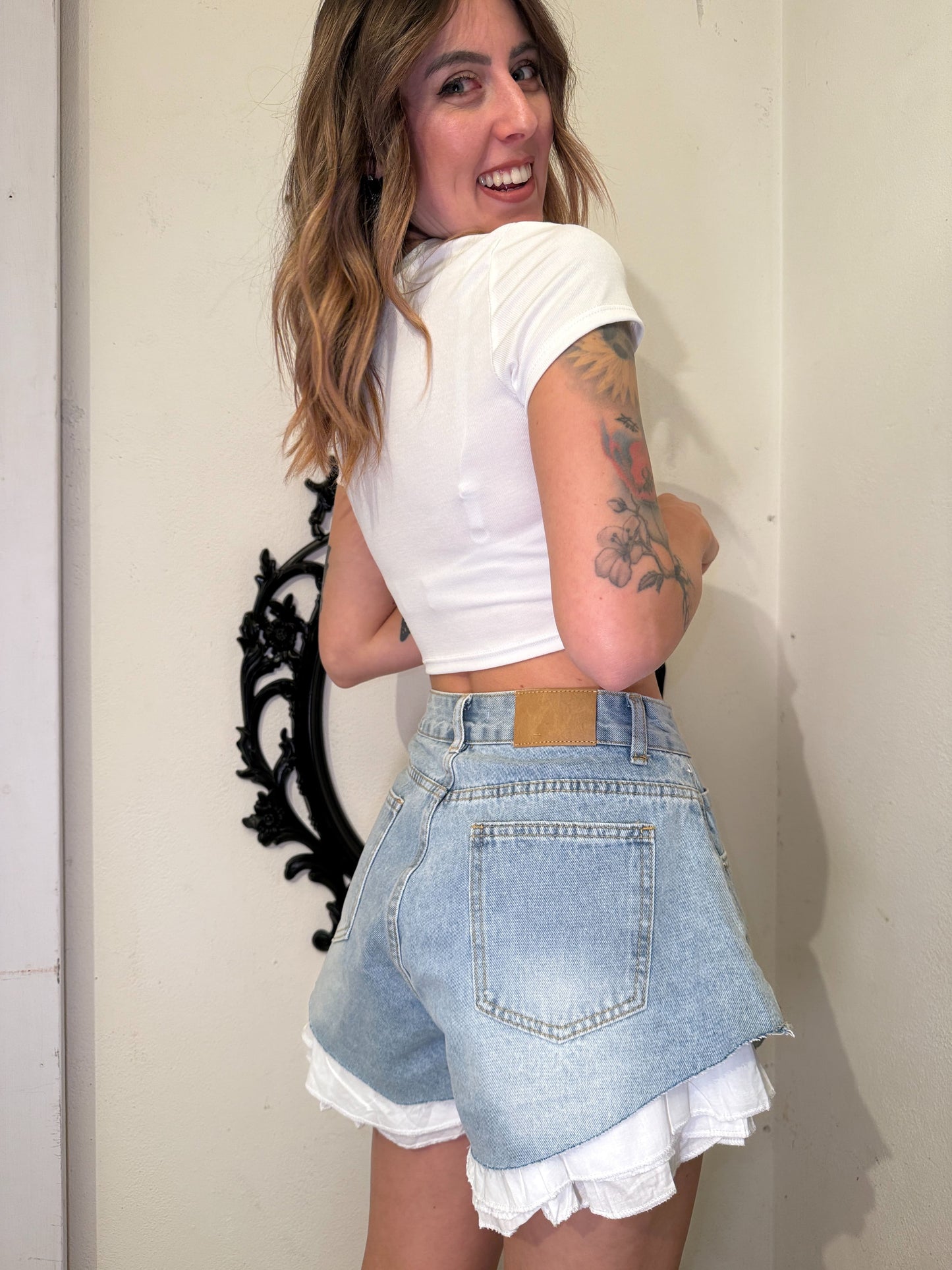 Shorts jeans frappa
