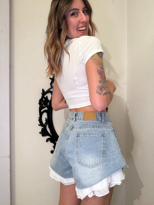 Shorts jeans frappa