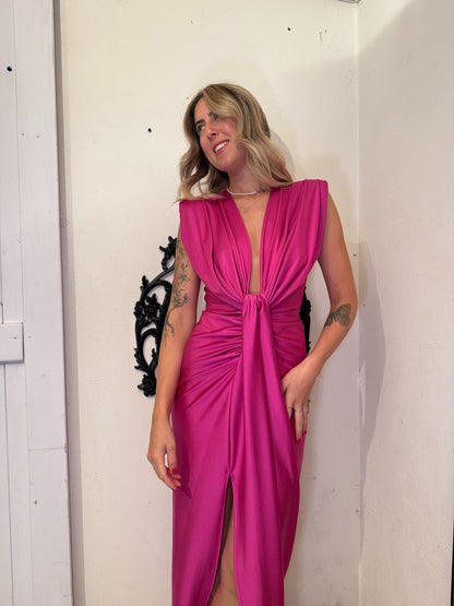 Abito Dion fuxia