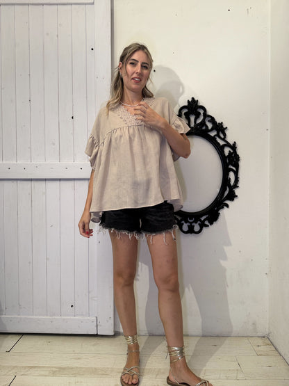 Maglia frappa e passamaneria