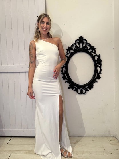 Abito bianco schiena nuda
