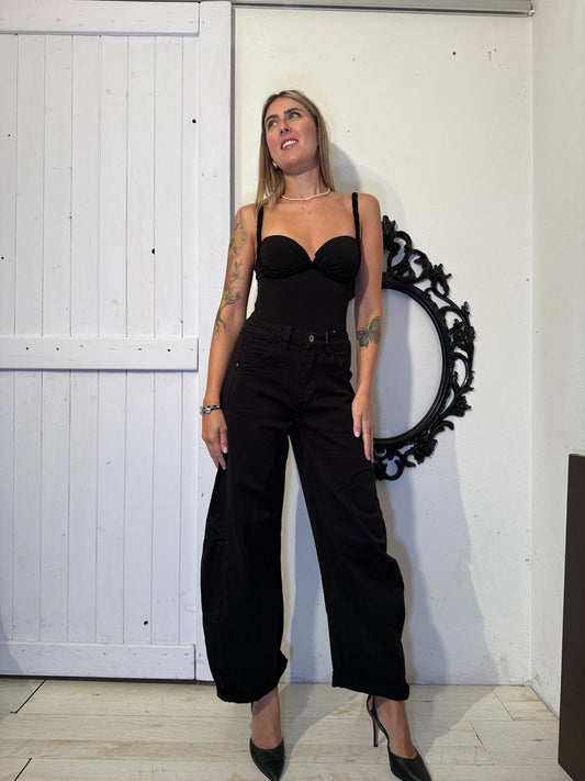 Jeans ovetto black
