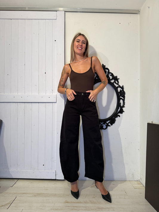 Jeans ovetto black