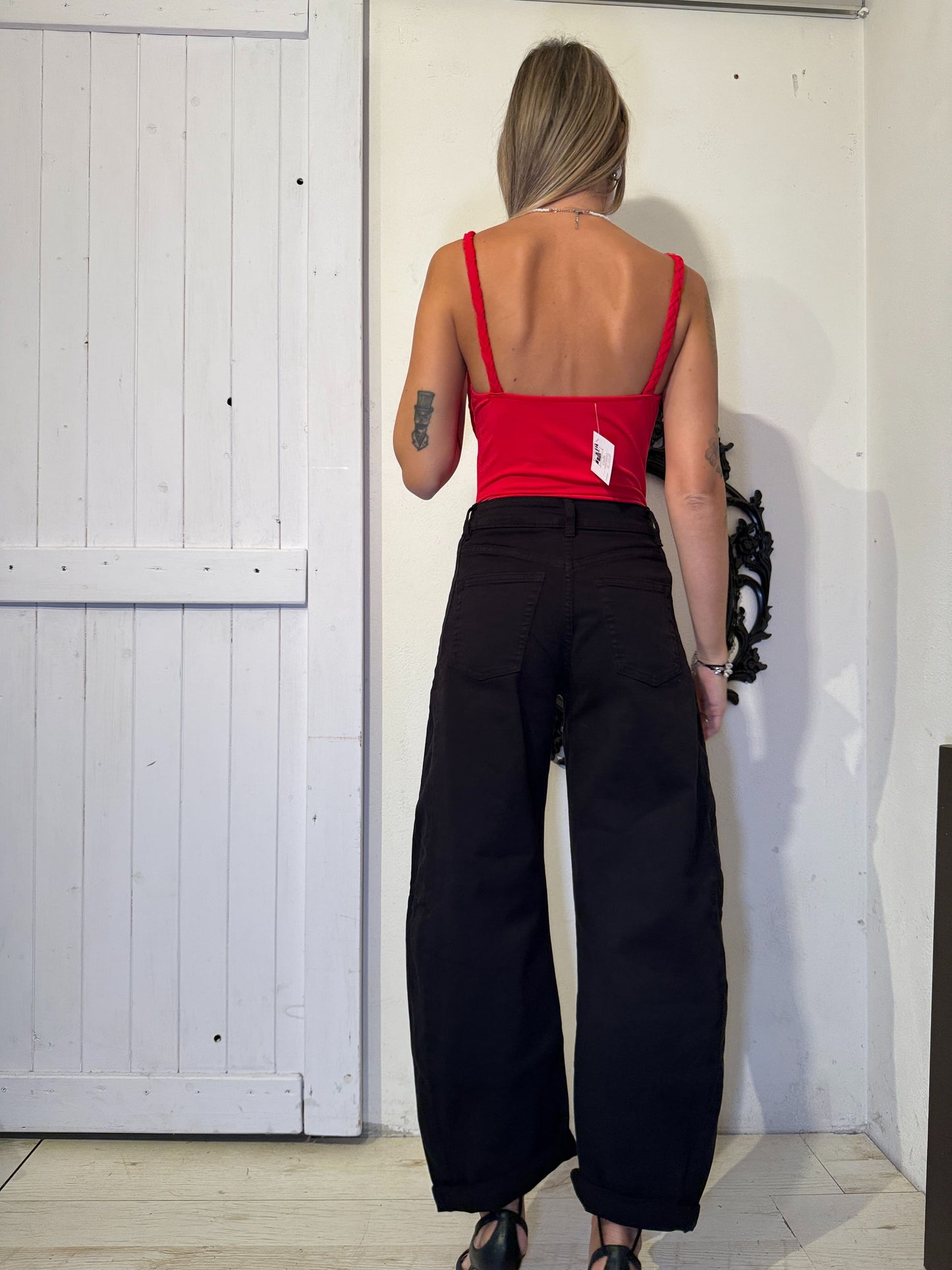 Body con spallina trecciata