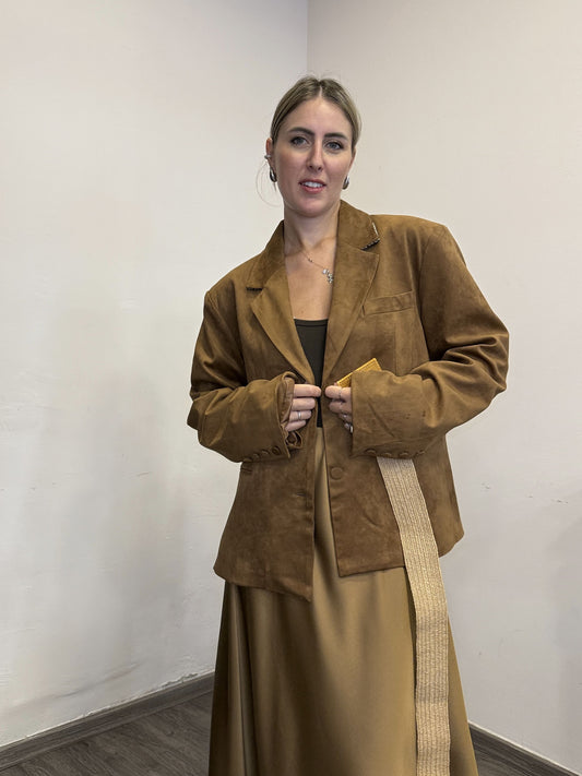 Giacca camoscio