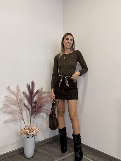 Basica misto cashmere girocollo