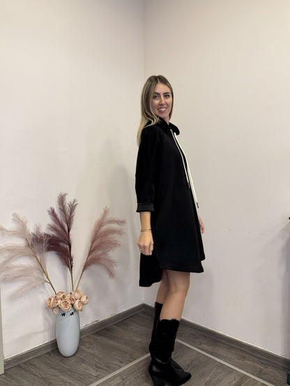 Abito in felpa con cappuccio