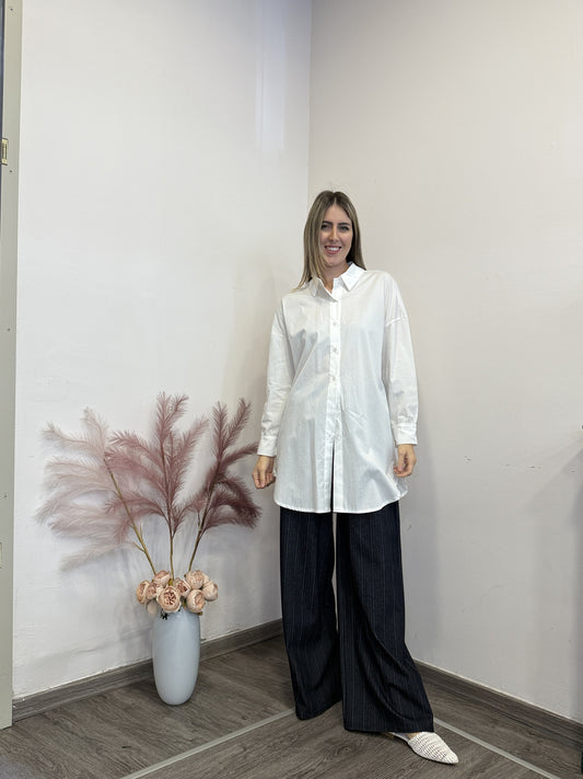 Maxi camicia bianca