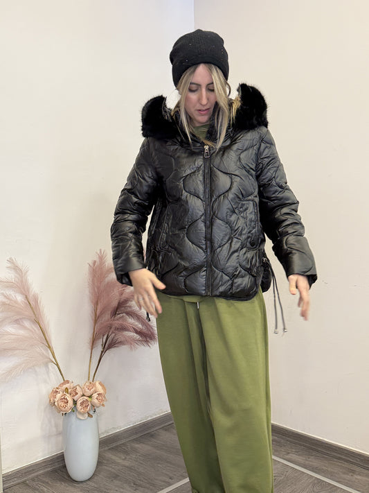 Piumino BB con cappuccio