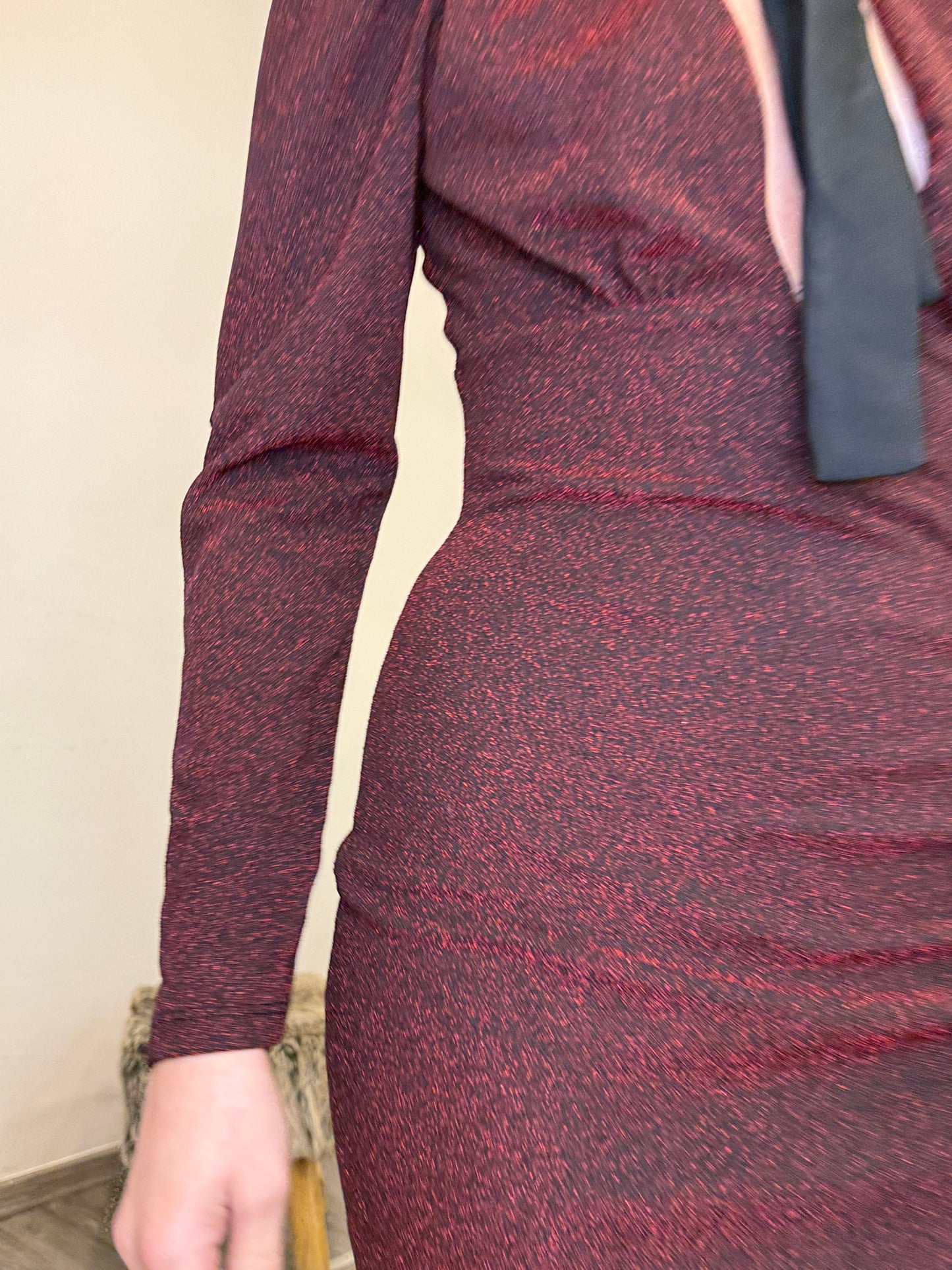 Abito lurex con fiocco