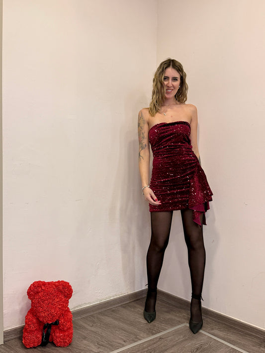 Abito paillettes frappa