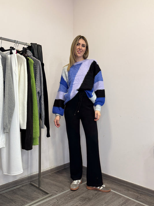 Pantaloni in maglia elasticizzati